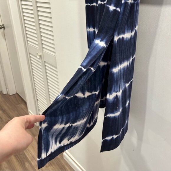 Laura Tie Dye Print Maxi Dress Blue - Picture 5 of 8